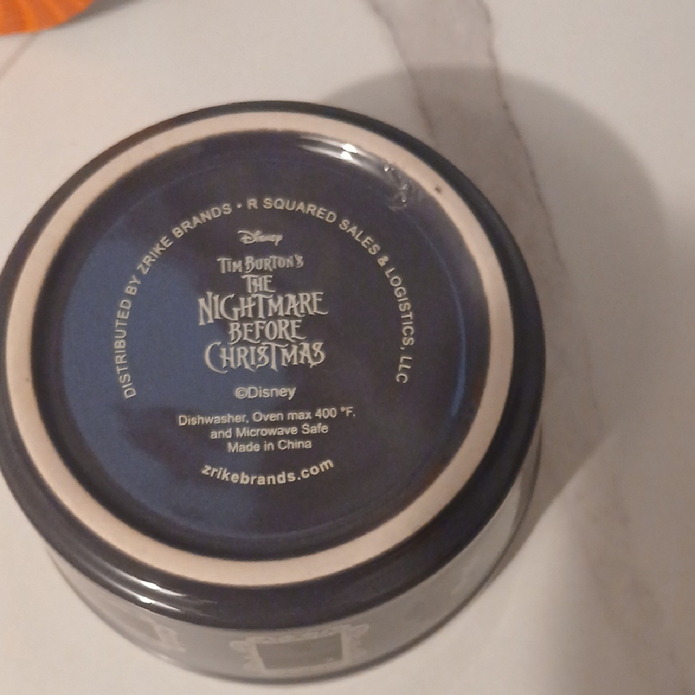 Disney Nightmare Before Christmas Black / Gray Ramekins Set Of 2. - Picture 3 of 7